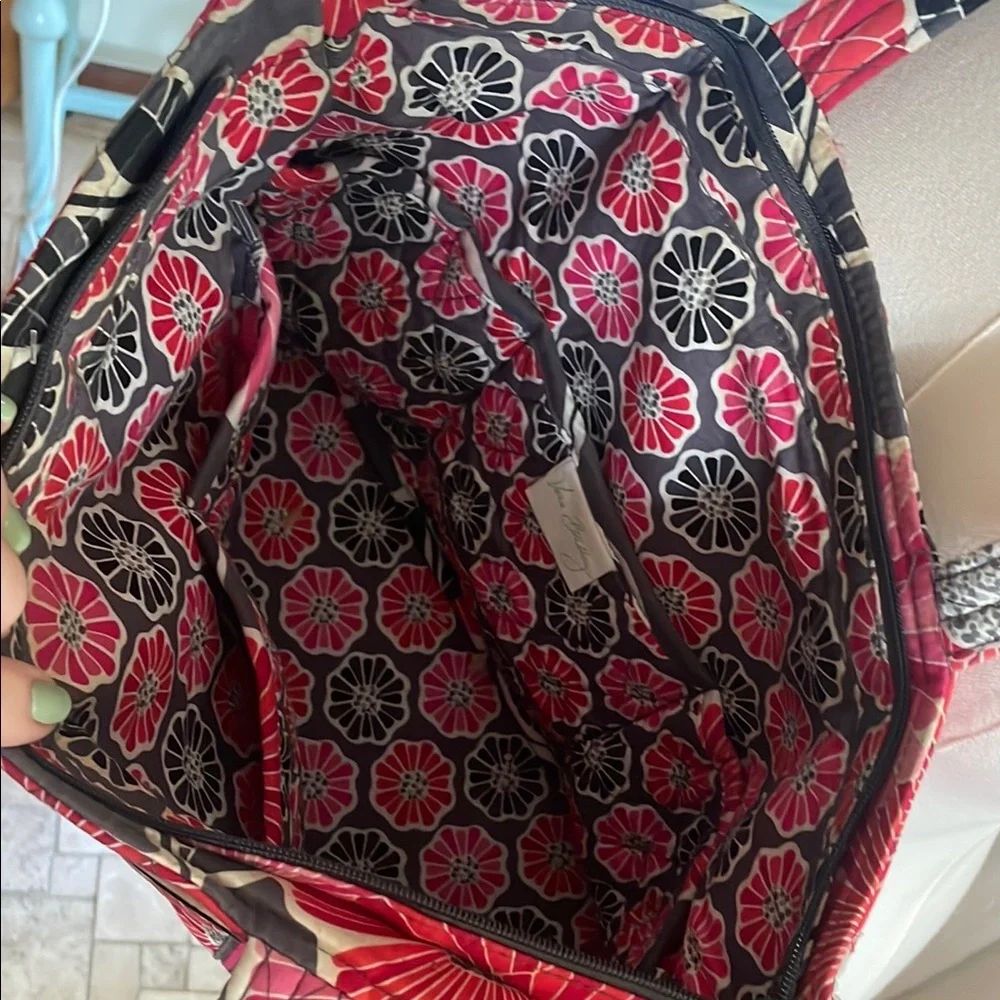 Vera Bradley HTF Cherry Blossom Floral Quilted Tote Bag - Picture 4 of 8